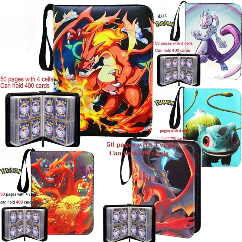 Kids Zipper Toys - 2026Pokemone Card Album PU Zipper Photo