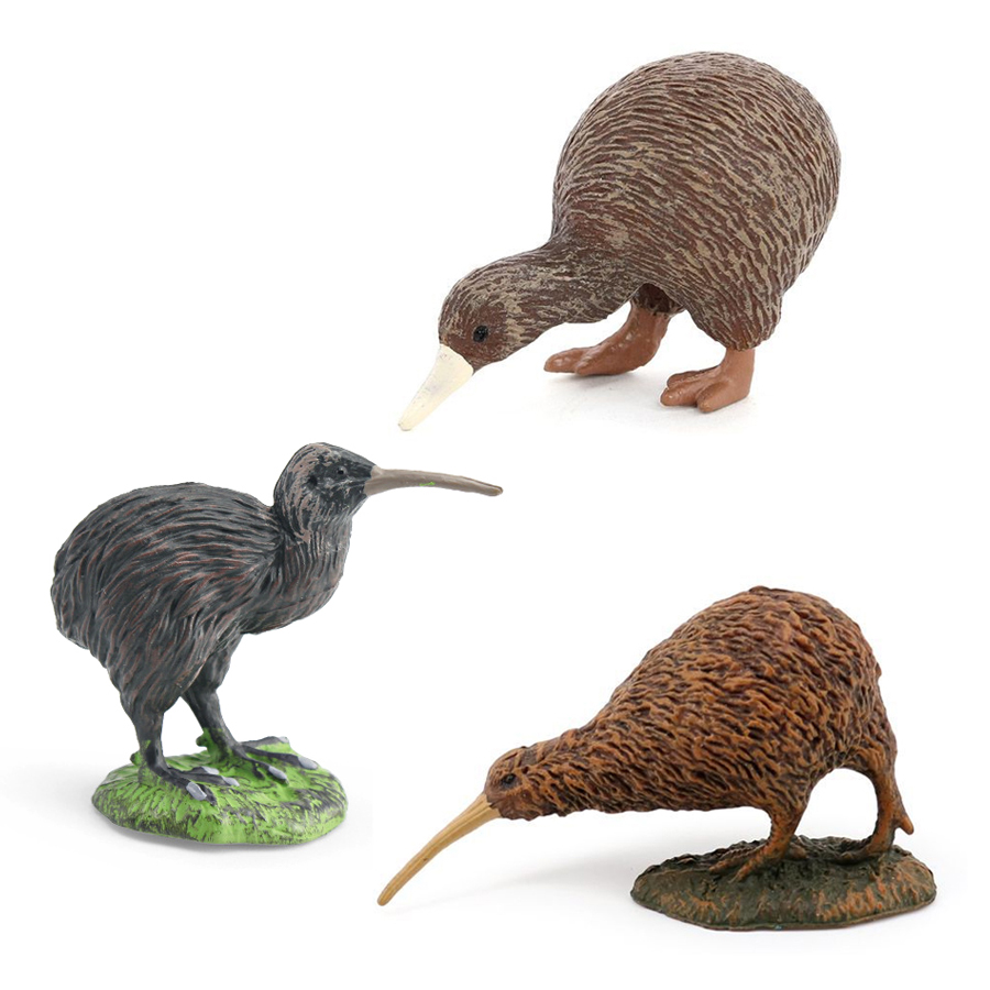 Kids Toys New Zealand - Realistic Kiwi Bird Animal Model Figures