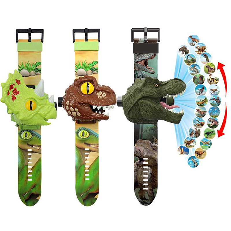 Kids Toys Cartoon Images - 24 Imagic Projection Children Watches Dinosaur