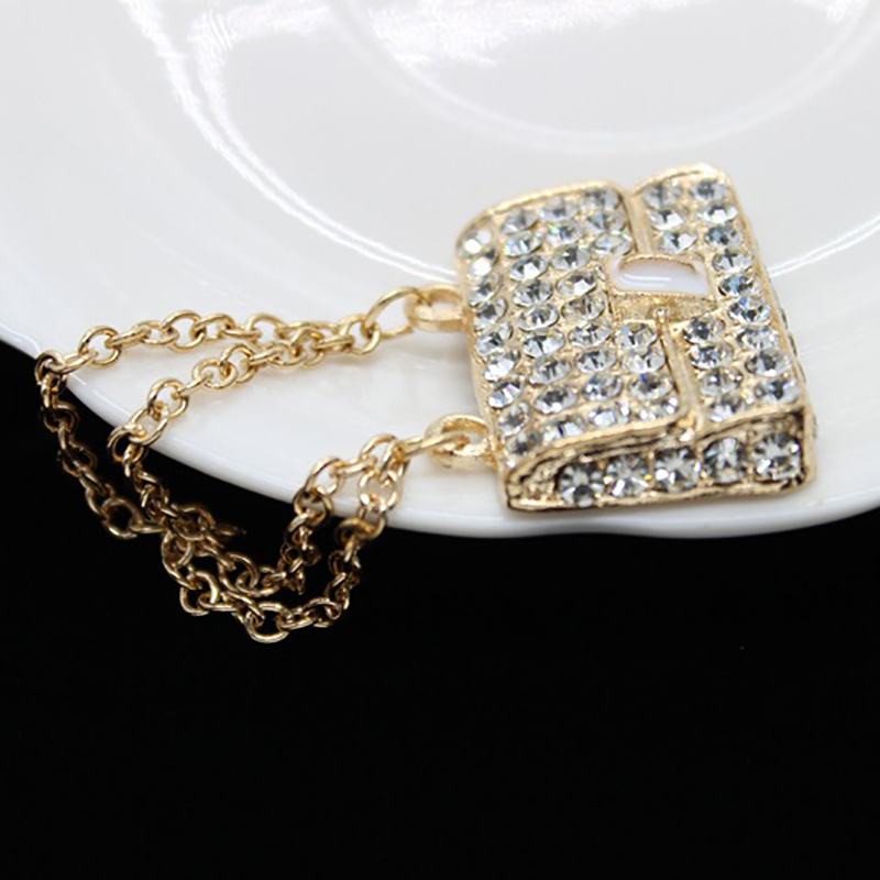 Kids Toys Shop - 1PCS Metal Chain Handbag Pack Doll