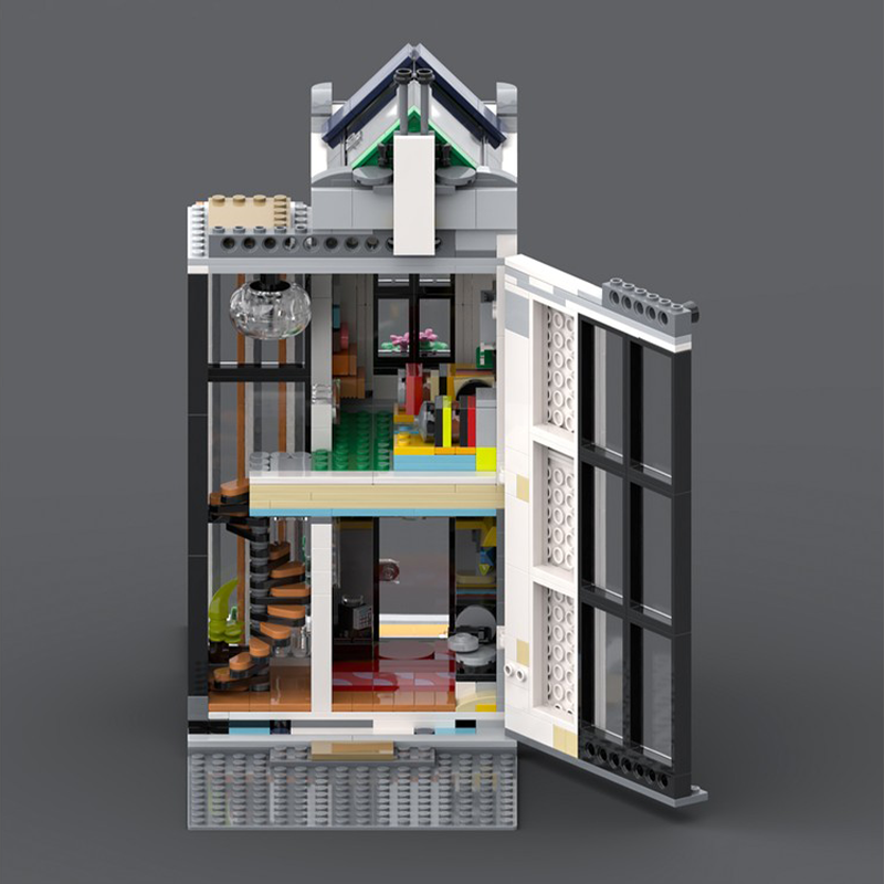 Kids Toys Stores - 868 PCS House Street Vinyl Store