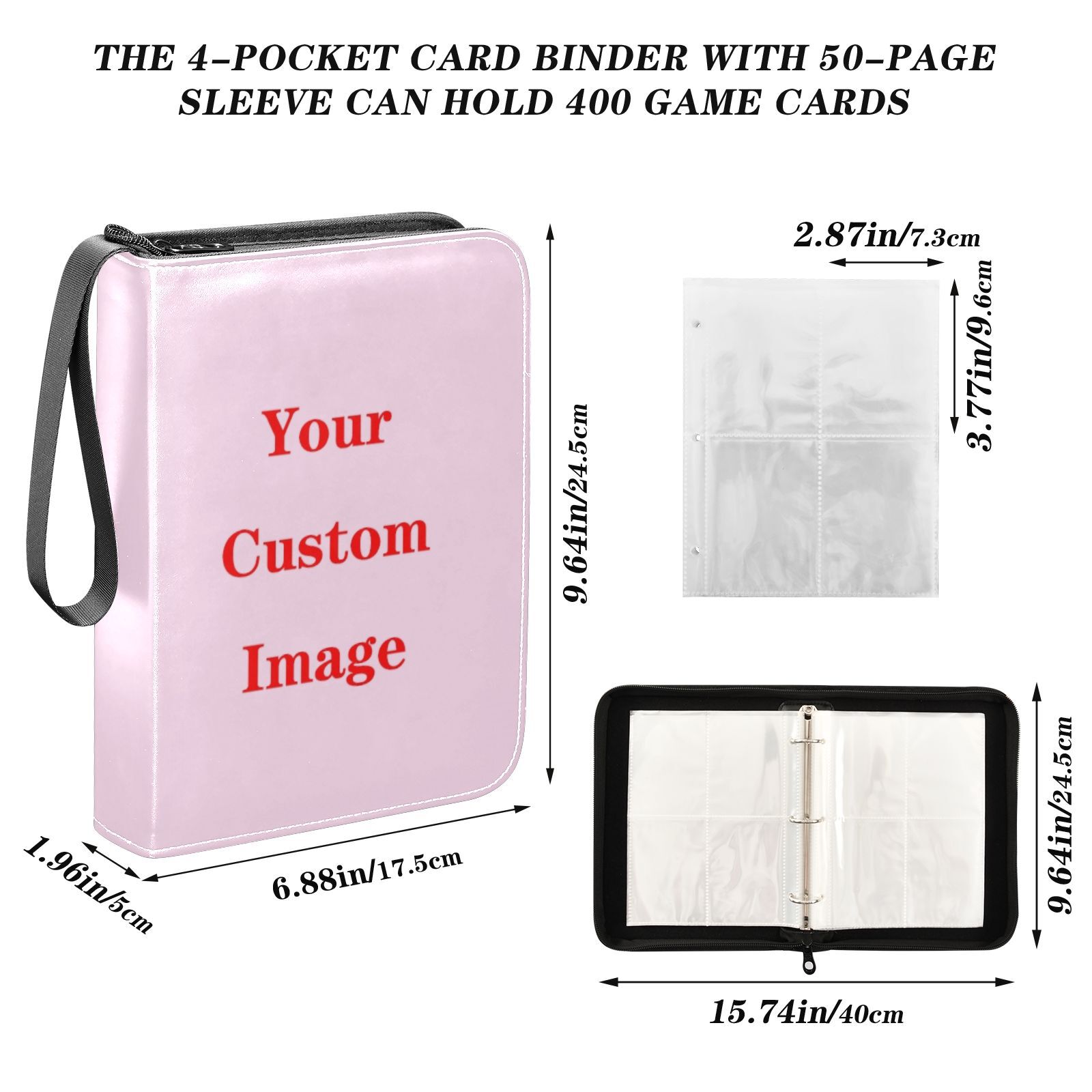 400Pcs Album Card Holder Binde - огляд і ціна Kids Toys Cartoon Images