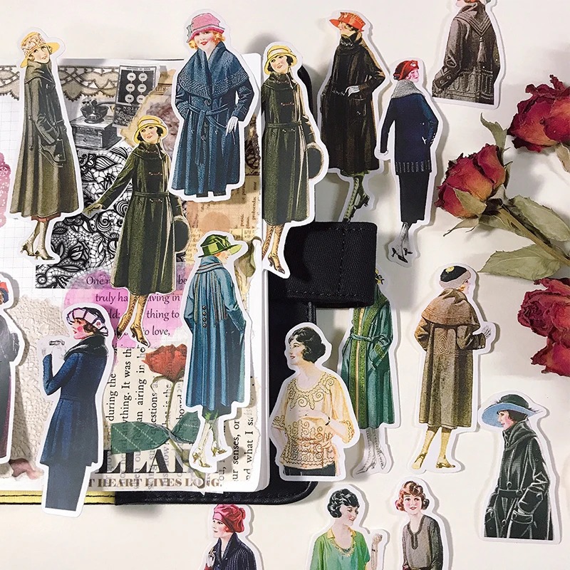 Stickers 25pcs Light Retro Sal - огляд і ціна Kids Toys Vintage