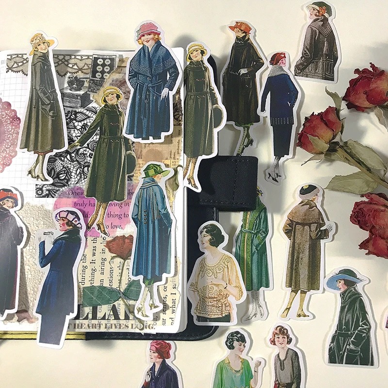 Stickers 25pcs Light Retro Sal - огляд і ціна Kids Toys Vintage