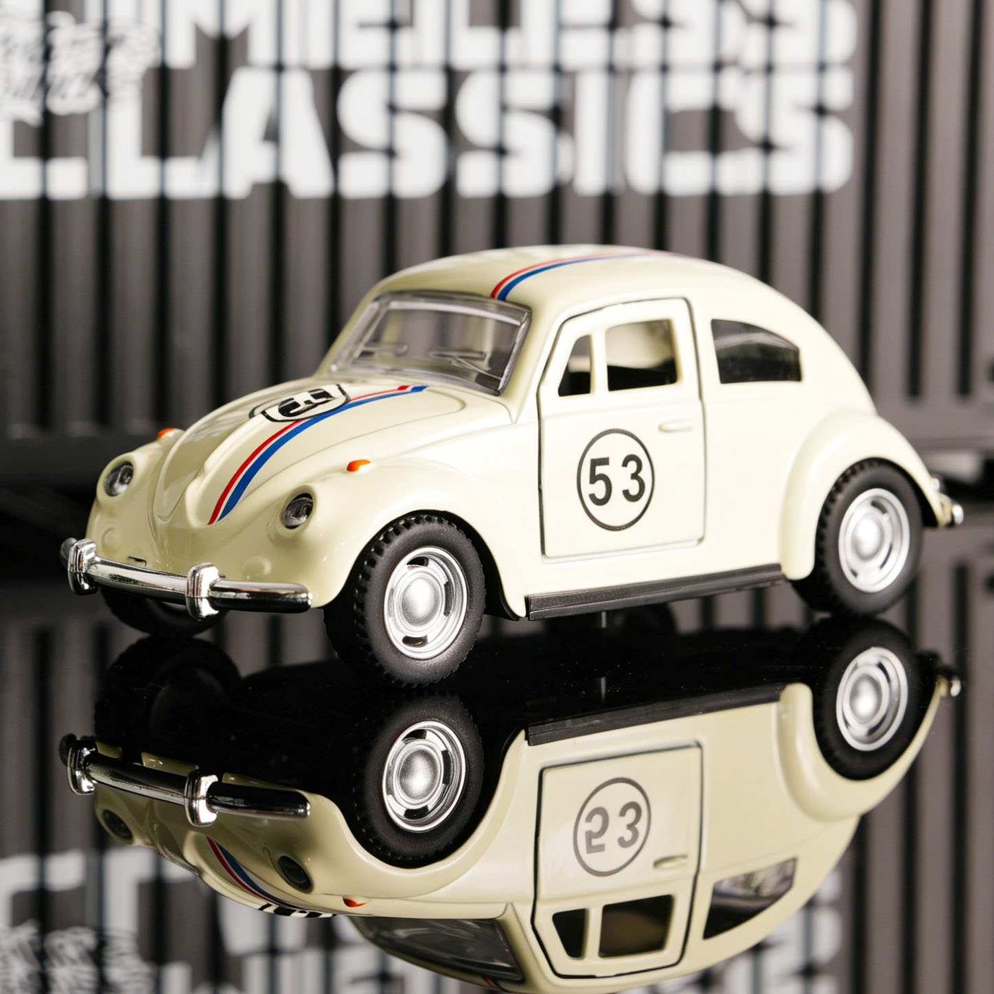 1:32 White No.53 Beetle Diecas - огляд і ціна Kids Toys Young