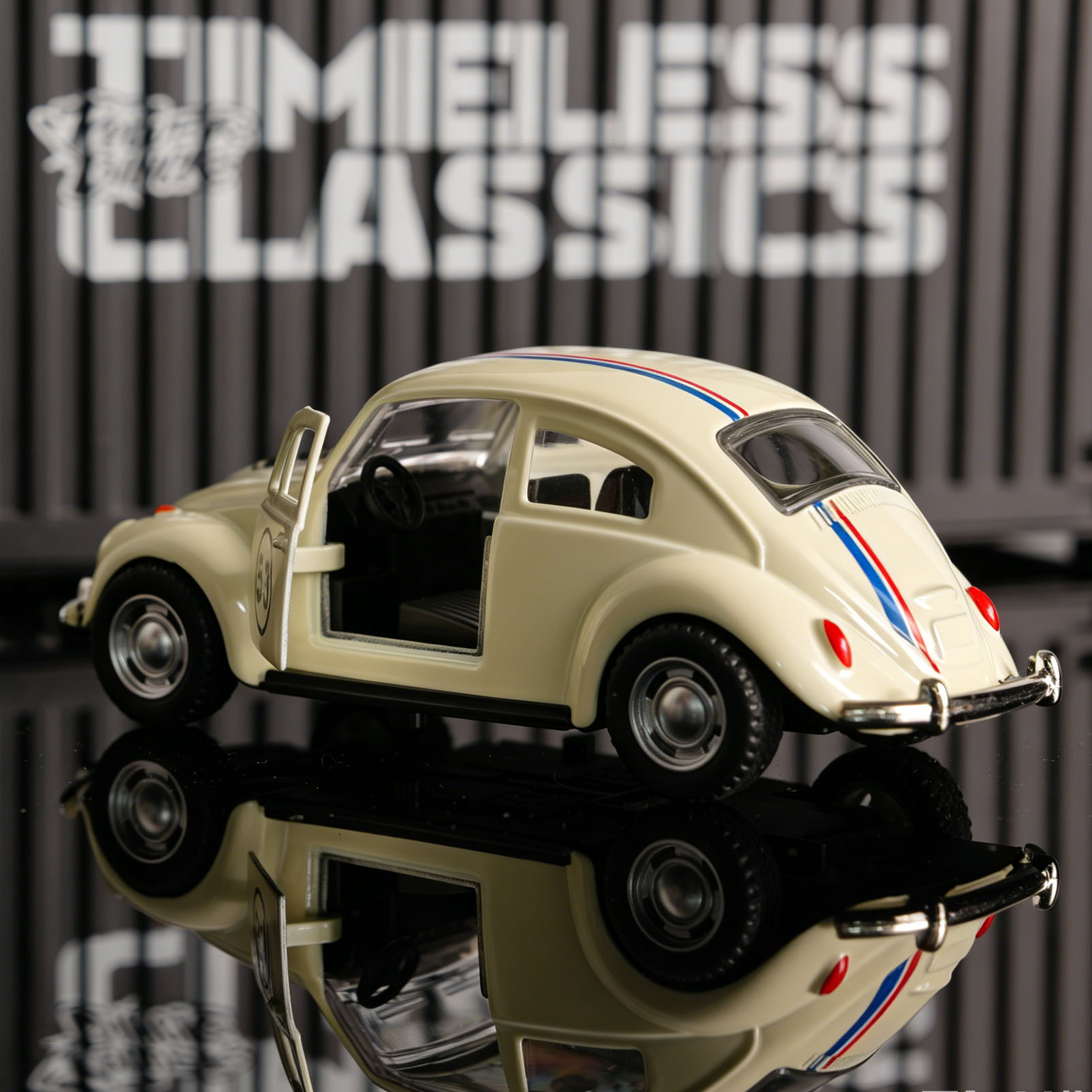 1:32 White No.53 Beetle Diecas - огляд і ціна Kids Toys Young