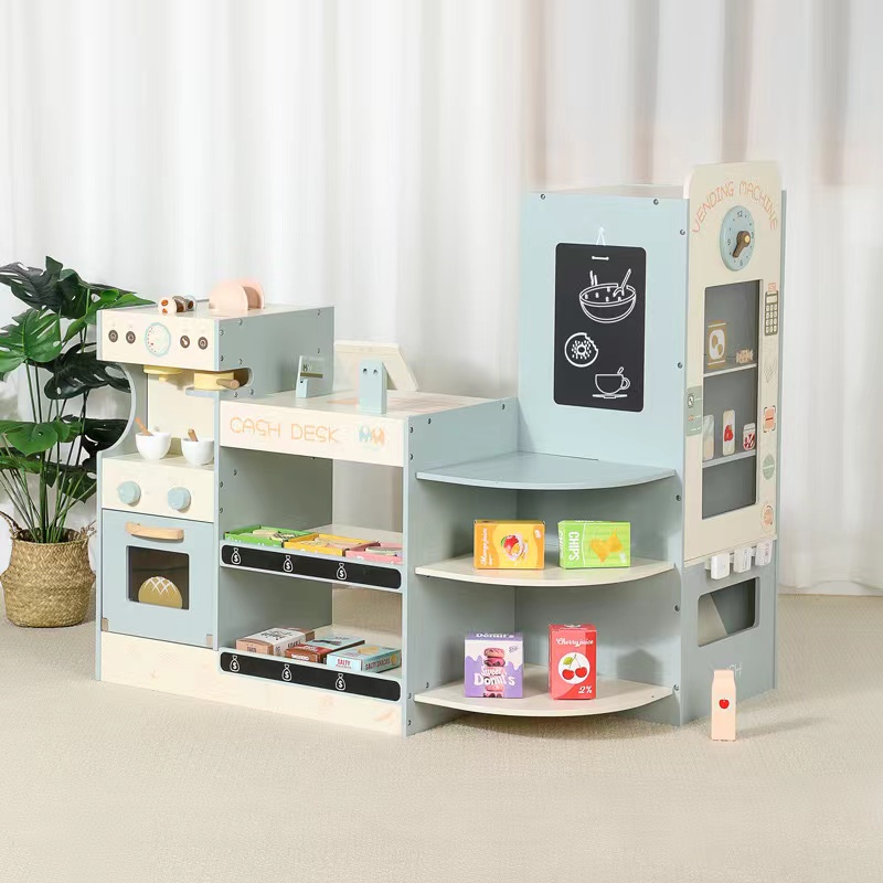 Kids Wooden Grocery Store Play - огляд і ціна Kids Toys Stores