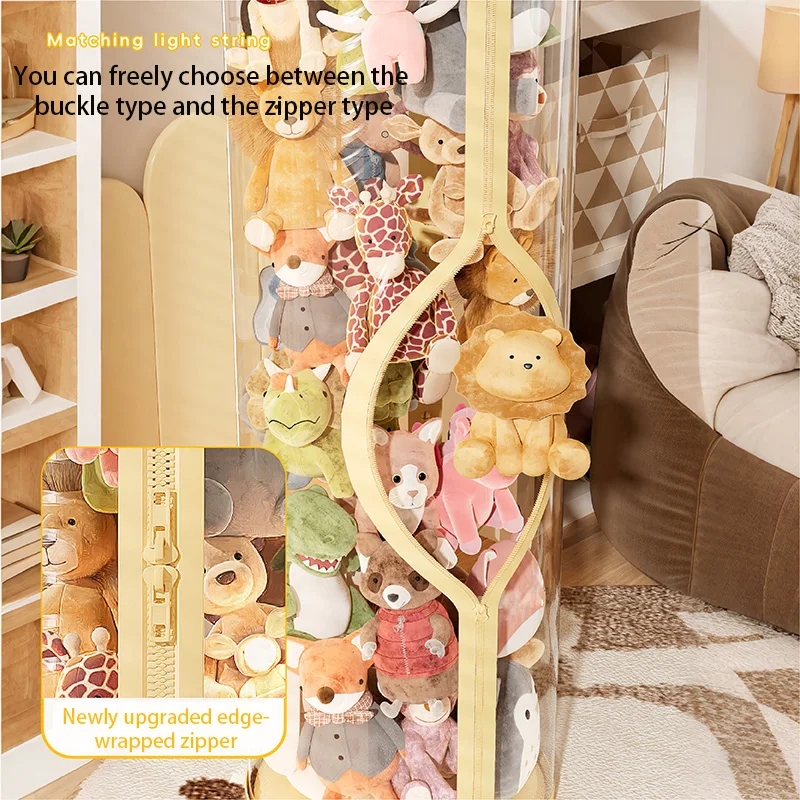 Transparent Doll Storage Box P - огляд і ціна Kids Zipper Toys