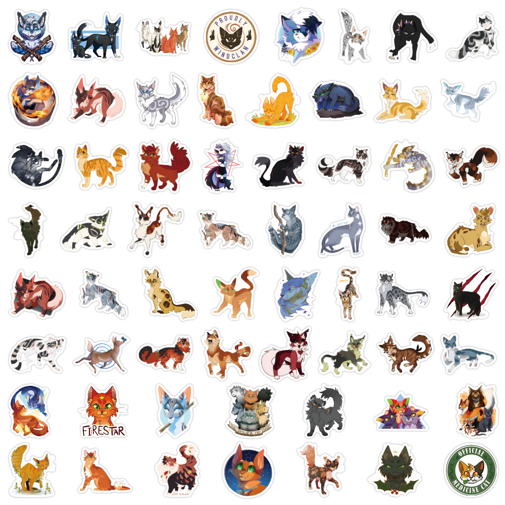 60PCS Warriors Cats Secondary  - огляд і ціна Kids Toys Cartoon Images