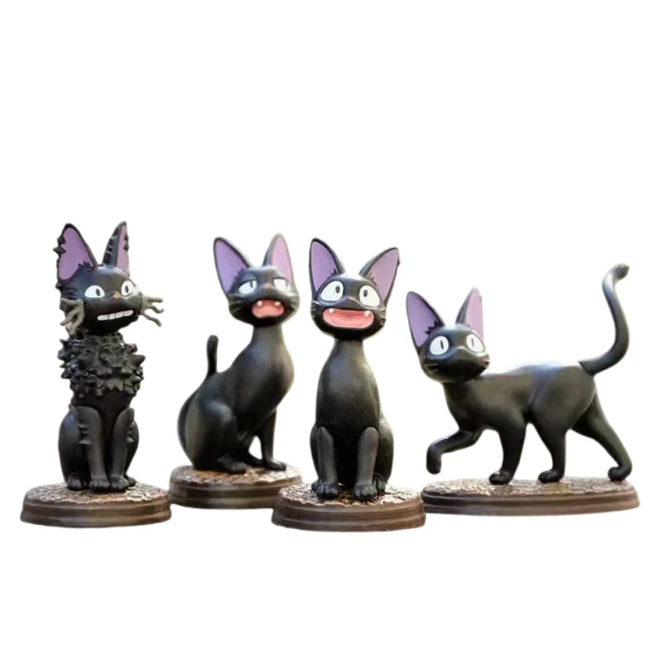 6pcs/set Cartoon Black Cat Jij - огляд і ціна Kids Toys Jiji
