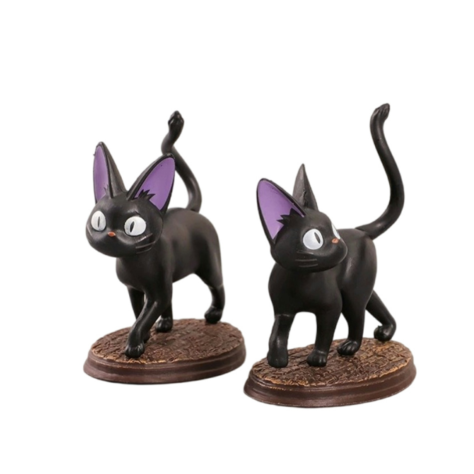 6pcs/set Cartoon Black Cat Jij - огляд і ціна Kids Toys Jiji