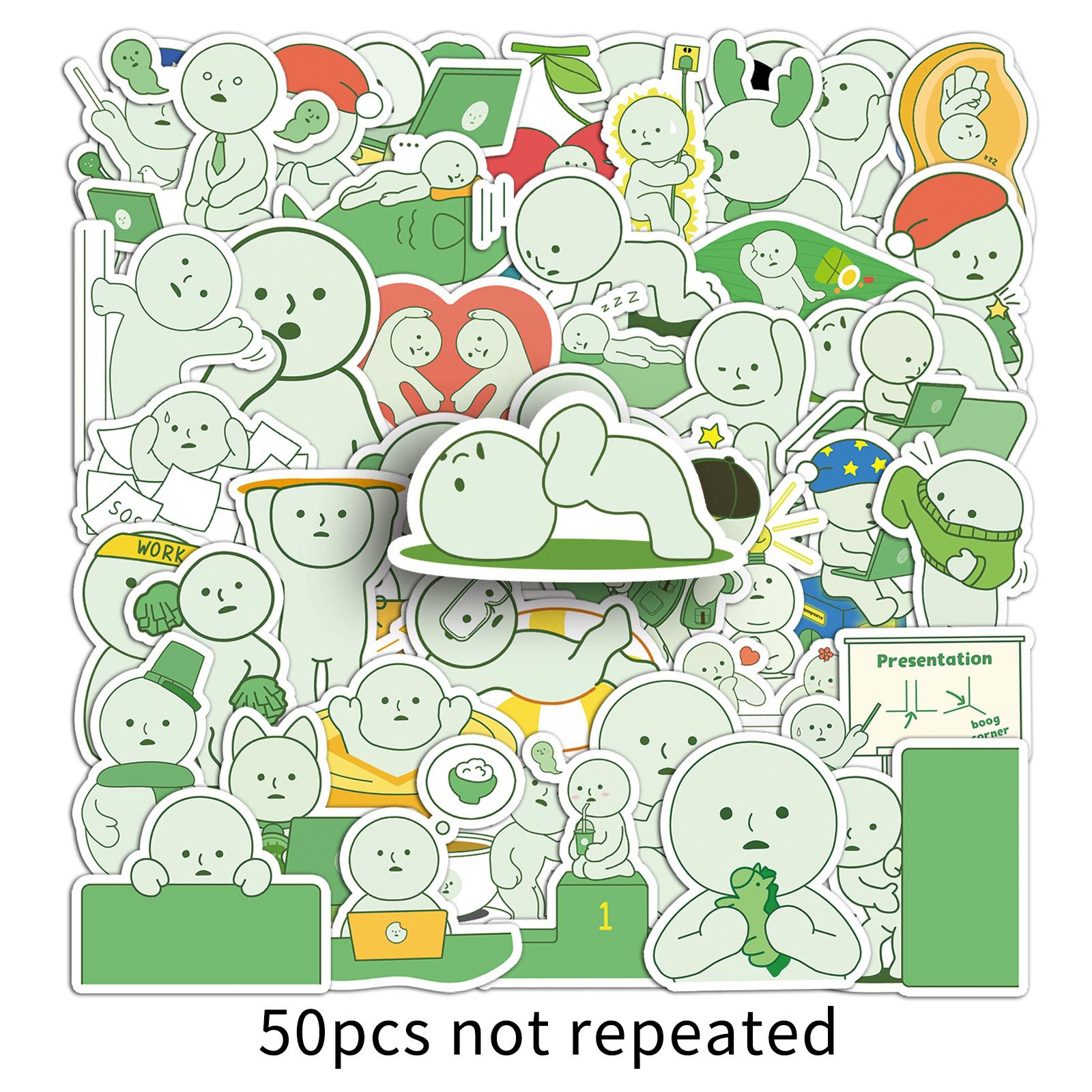 50PCS Smiski Stickers Cute Car - огляд і ціна Kids Toys Cartoon Images