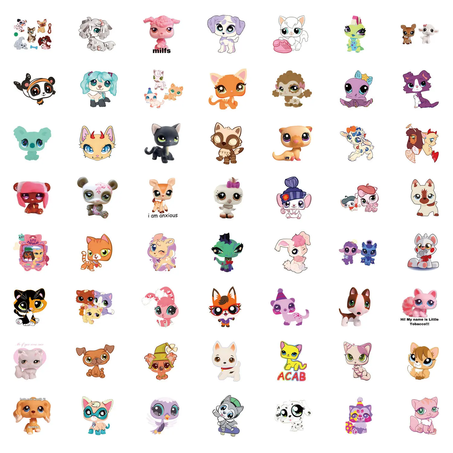 110PCS Game Littlest Pet Shop  - огляд і ціна Kids Toys Shop