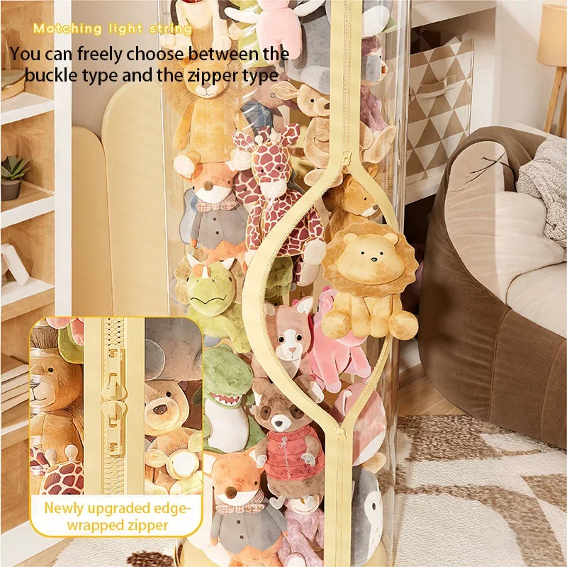 Transparent Doll Storage Box P - огляд і ціна Kids Zipper Toys