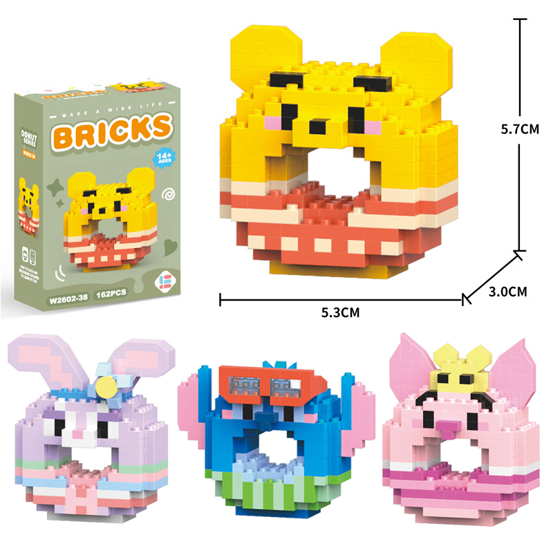 New donut image building block - огляд і ціна Kids Toys Cartoon Images