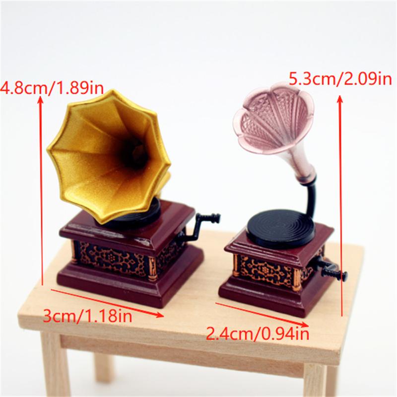 Dollhouse Vintage Phonograph M - огляд і ціна Kids Toys Vintage