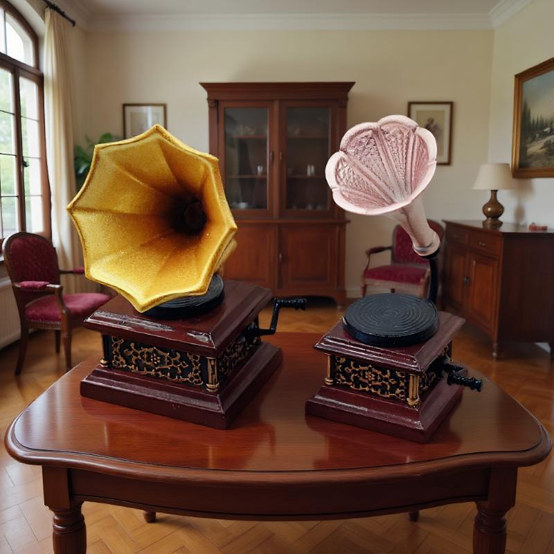 Dollhouse Vintage Phonograph M - огляд і ціна Kids Toys Vintage