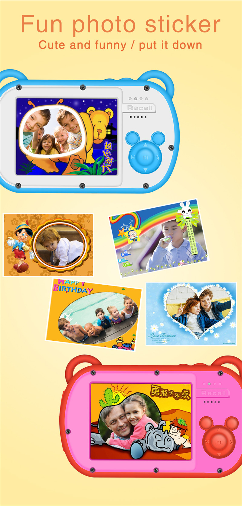 1080P Water-Proof Cartoon Cute - огляд і ціна Kids Toys Cartoon Images