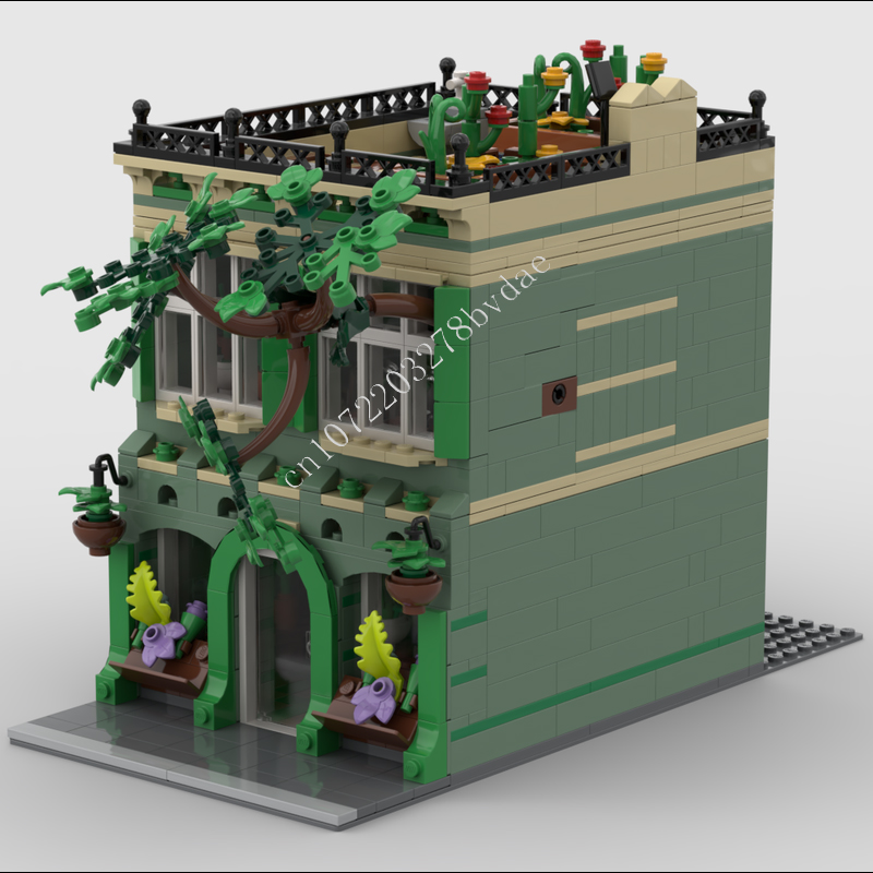 1098PCS Plant Shop MOC streetv - огляд і ціна Kids Toys Shop
