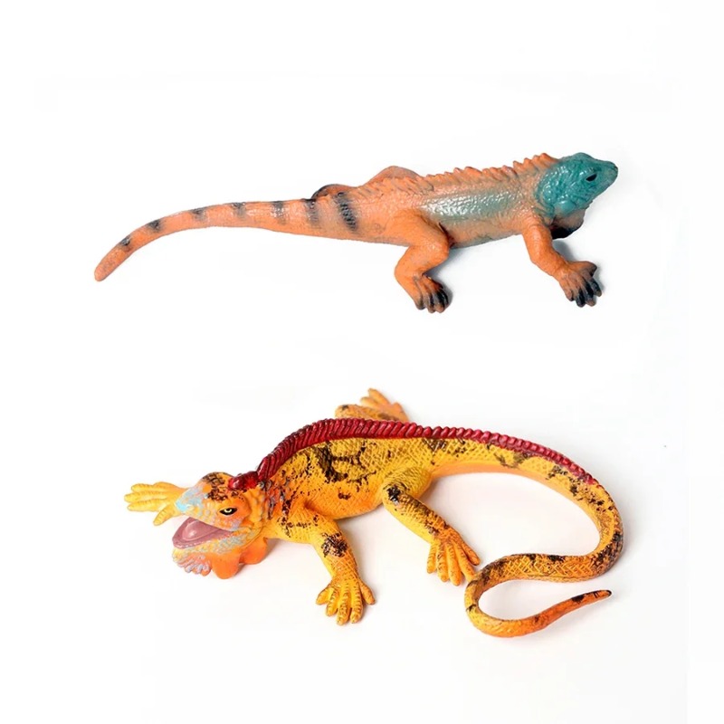 Iguana Lizard Figures Chameleo - огляд і ціна Kids Toys Reviews