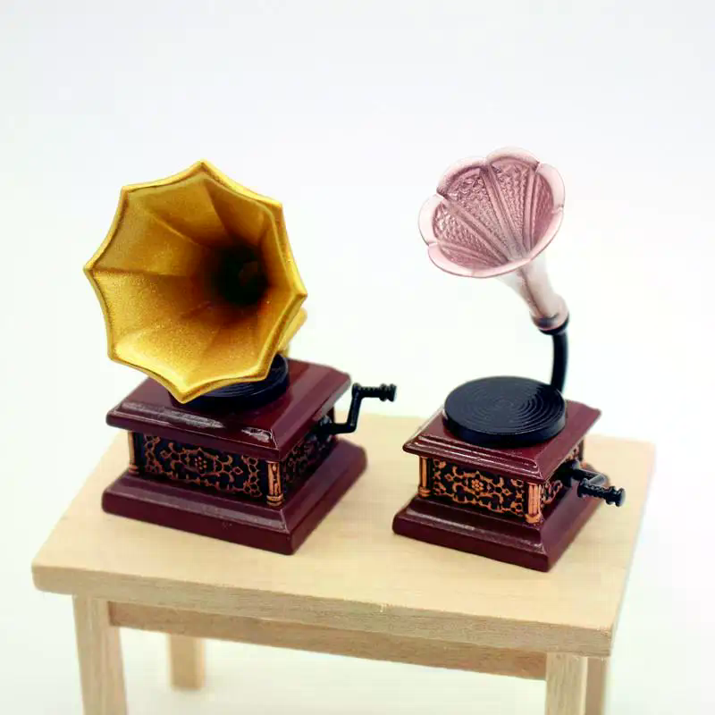 Dollhouse Vintage Phonograph M - огляд і ціна Kids Toys Vintage