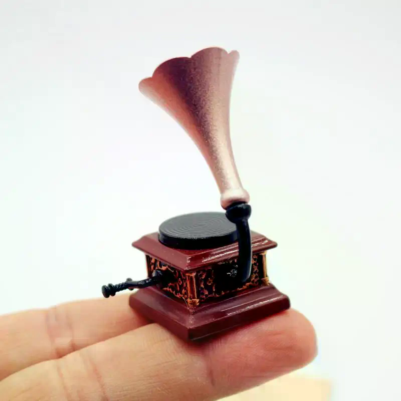 Dollhouse Vintage Phonograph M - огляд і ціна Kids Toys Vintage