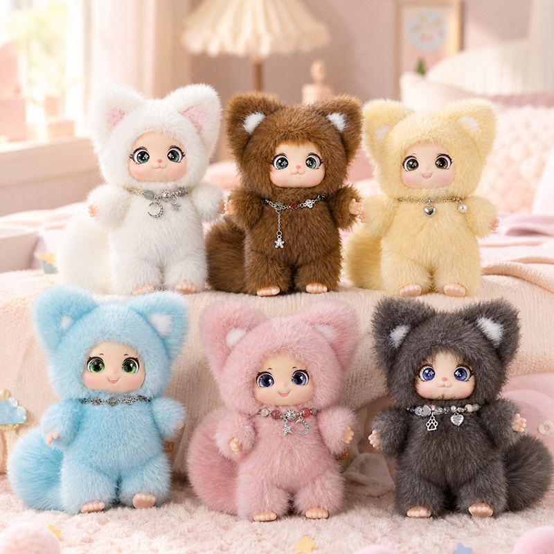 18cm New Cute Family Fox Plush - огляд і ціна Kids Toys Animal