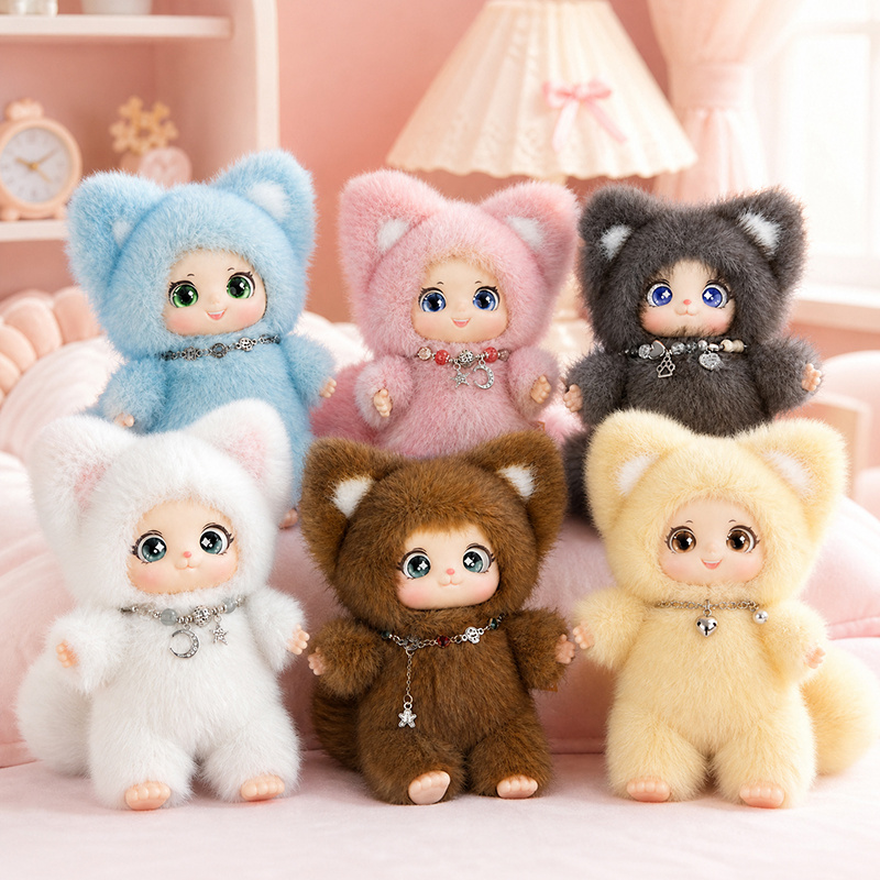 18cm New Cute Family Fox Plush - огляд і ціна Kids Toys Animal
