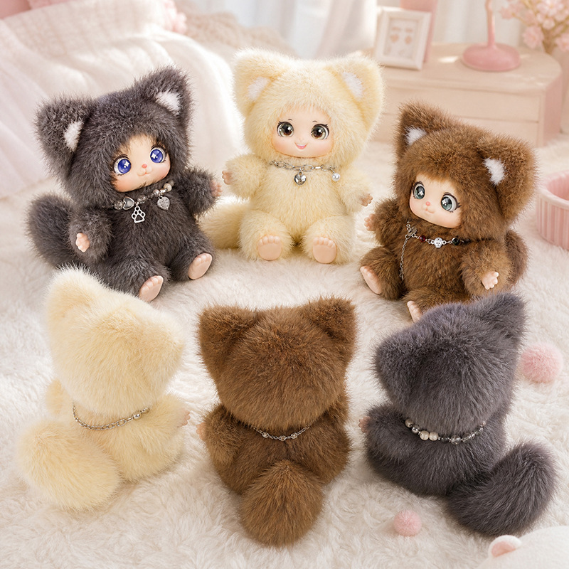 18cm New Cute Family Fox Plush - огляд і ціна Kids Toys Animal