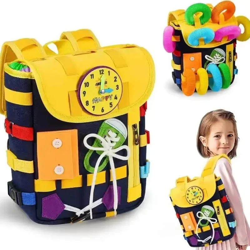 Montessori Felt Backpack for T - огляд і ціна Kids Zipper Toys