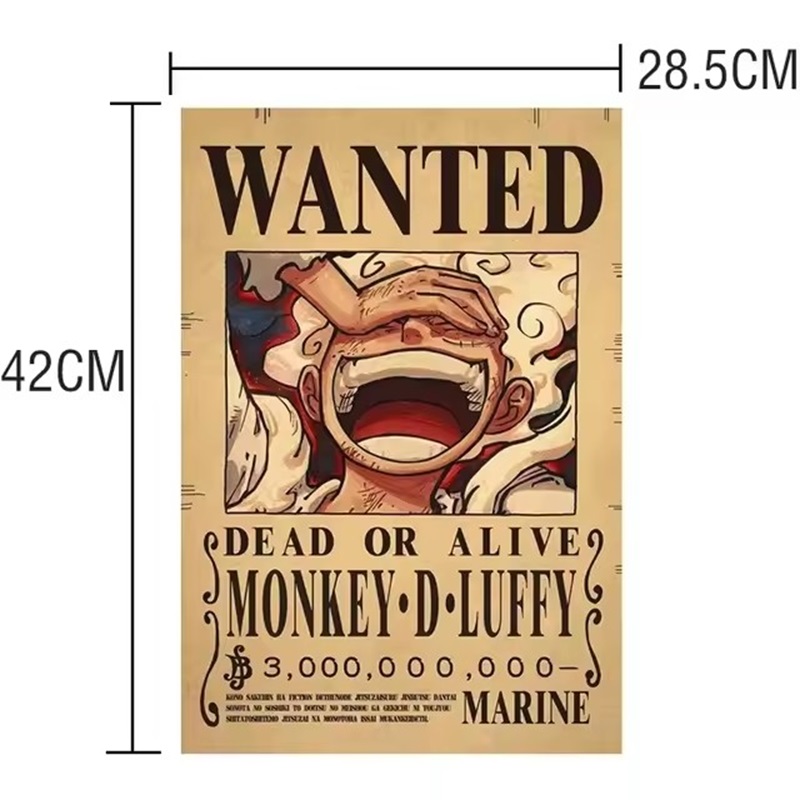 Anime One Piece Bounty Wanted  - огляд і ціна Kids Toys Vintage