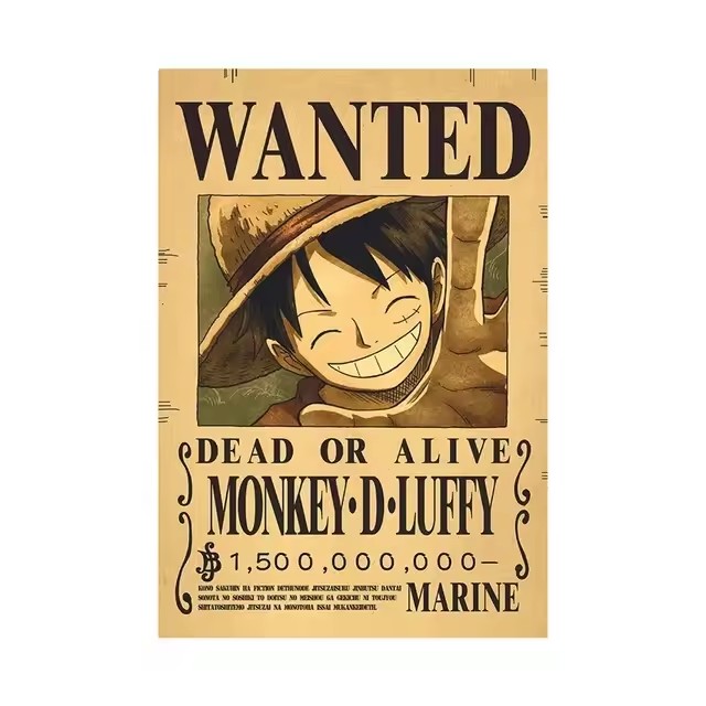 Anime One Piece Bounty Wanted  - огляд і ціна Kids Toys Vintage