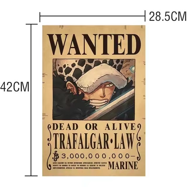 Anime One Piece Bounty Wanted  - огляд і ціна Kids Toys Vintage