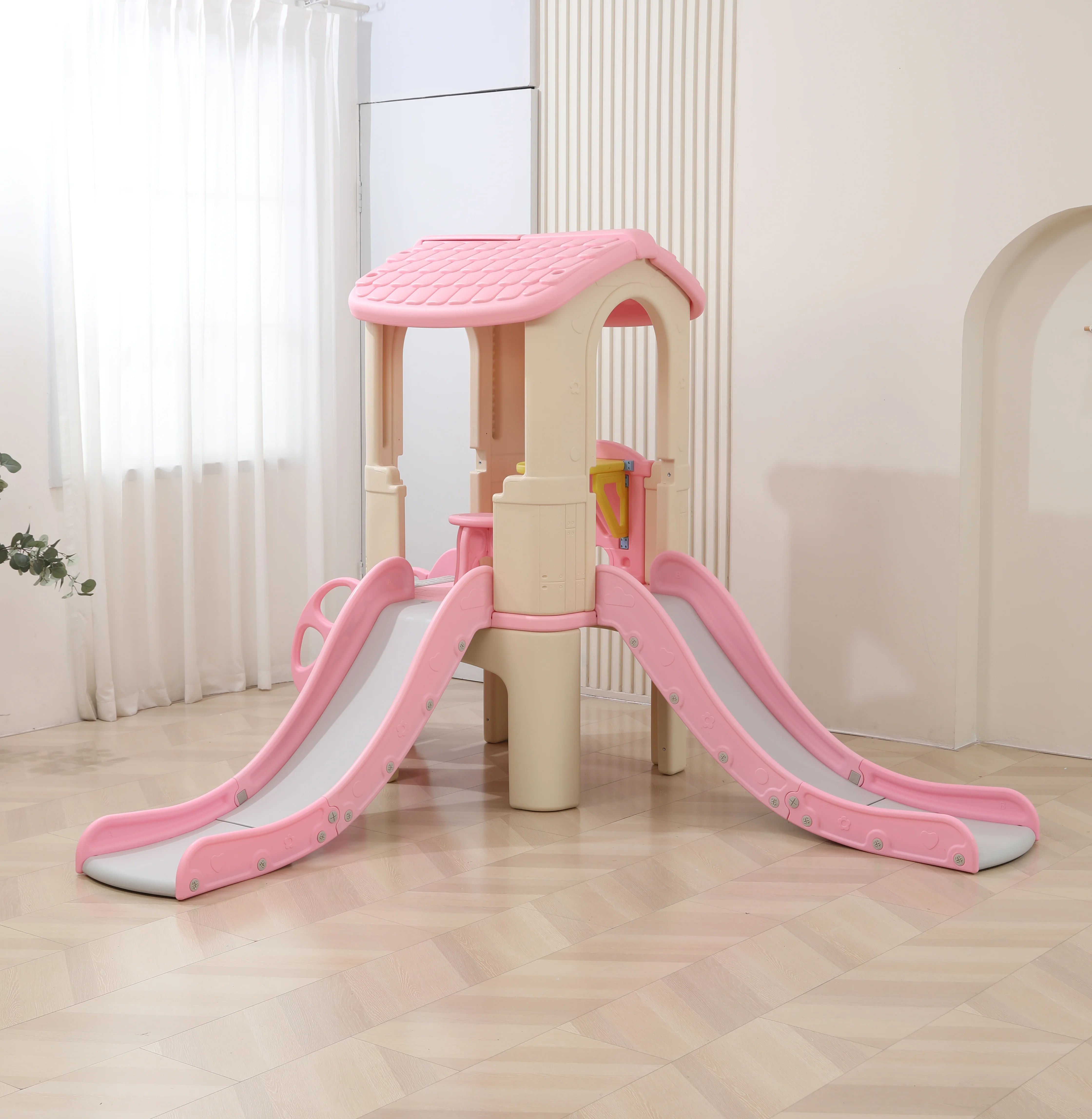 Large Indoor Playhouse Double  - огляд і ціна Kids Toys Mall