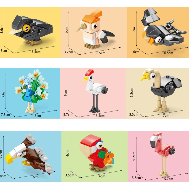 Bricks Animal Bird Paradise Cr - огляд і ціна Kids Toys Animal