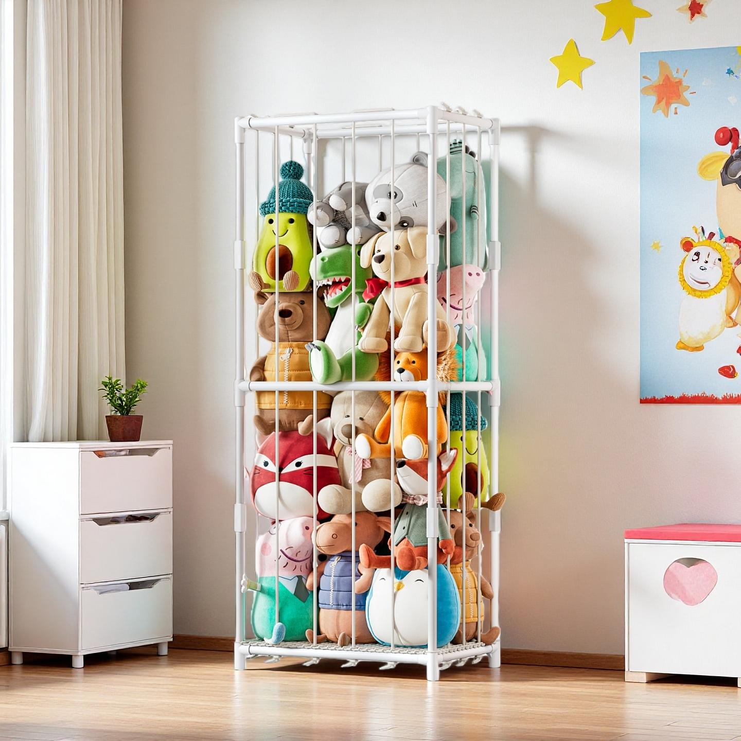 Vertical Stuffed Animal Storag - огляд і ціна Kids Toys Animal