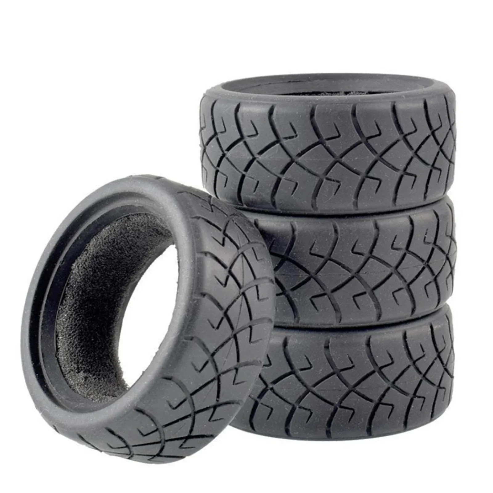 4Pcs High Grip Soft Tires for  - огляд і ціна Tamiya Model Rc Car