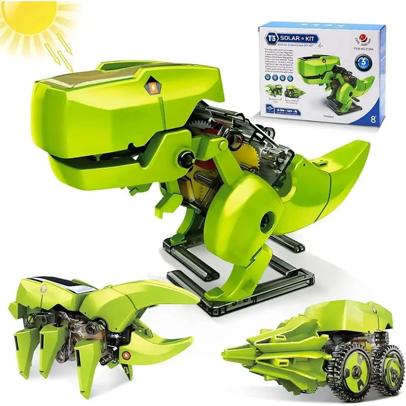 3-in-1 Solar Robot Kit, Dinosa - огляд і ціна Kids Toys Under $10