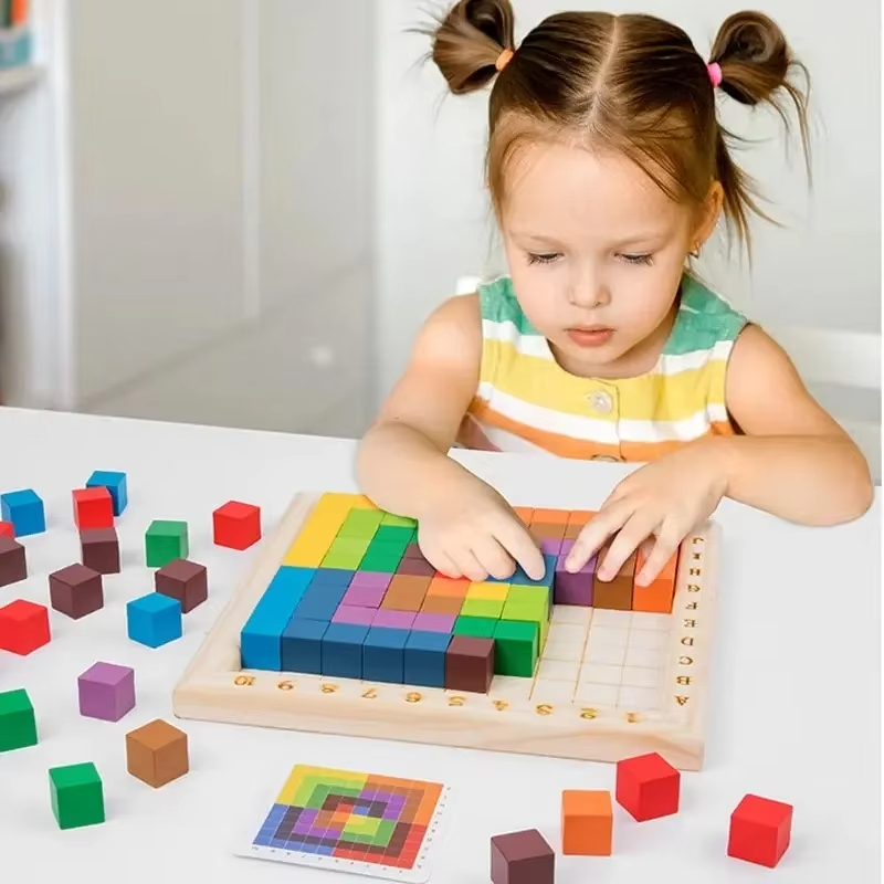 Montessori Color Counting Buil - огляд і ціна Kids Toys Under $10