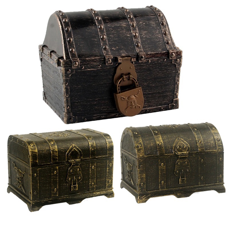 Pirate Treasure Chest Decorati - огляд і ціна Kids Toys Vintage