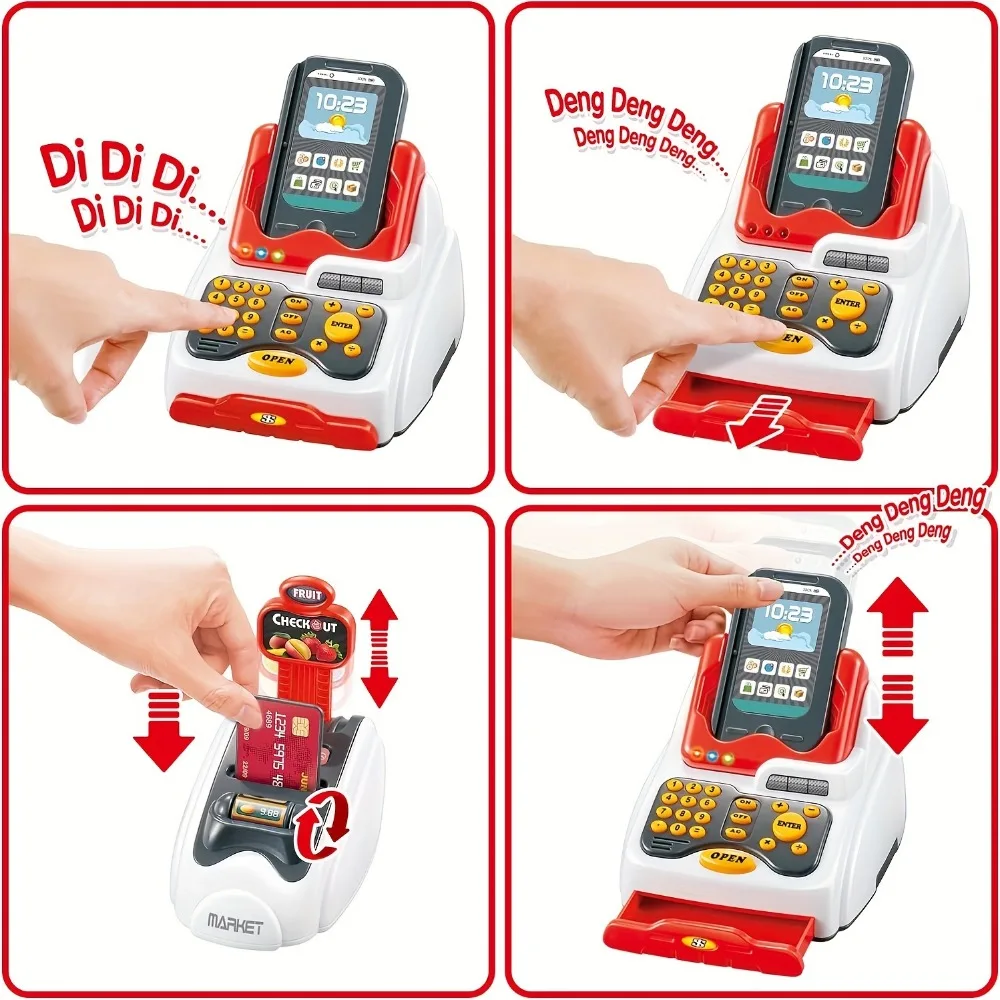 33PCS Toy Cash Register for Ki - огляд і ціна Kids Toys Shop