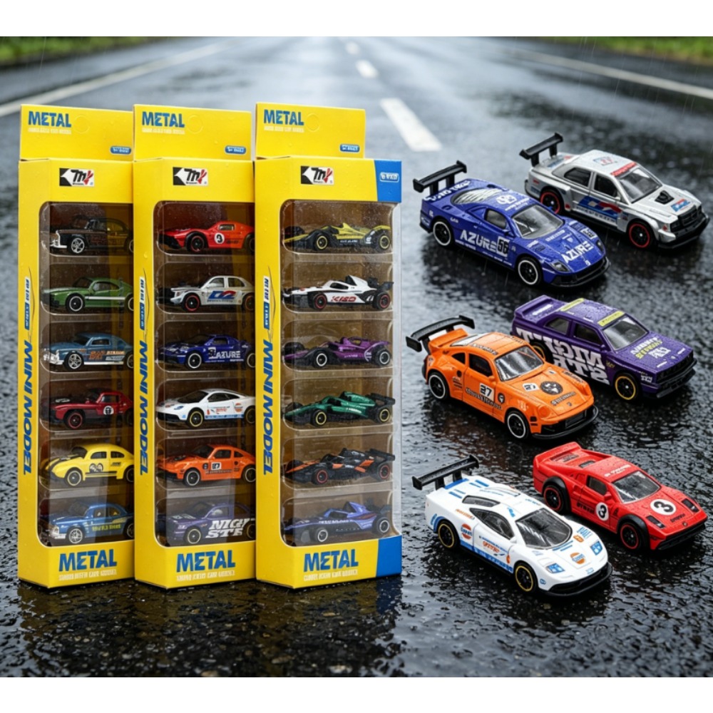 6Pcs Alloy Retro Racing Car Se - огляд і ціна Kids Toys Amazon