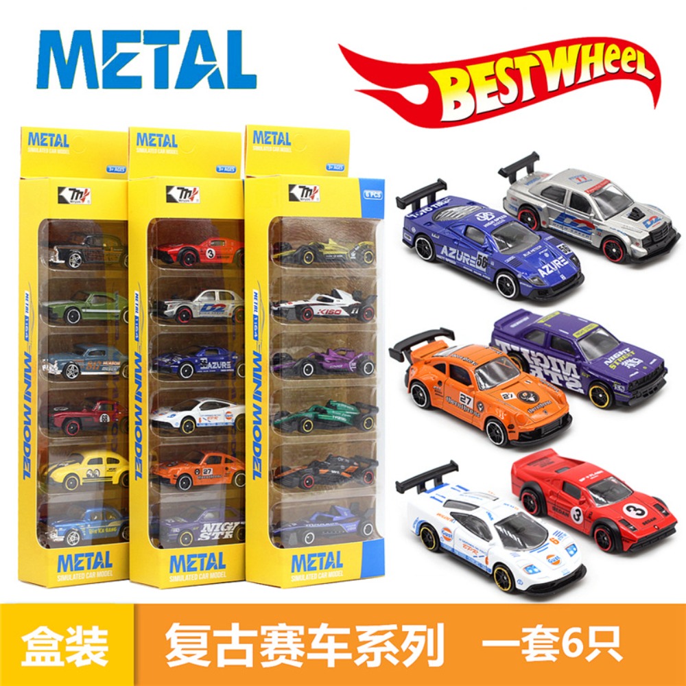 6Pcs Alloy Retro Racing Car Se - огляд і ціна Kids Toys Amazon