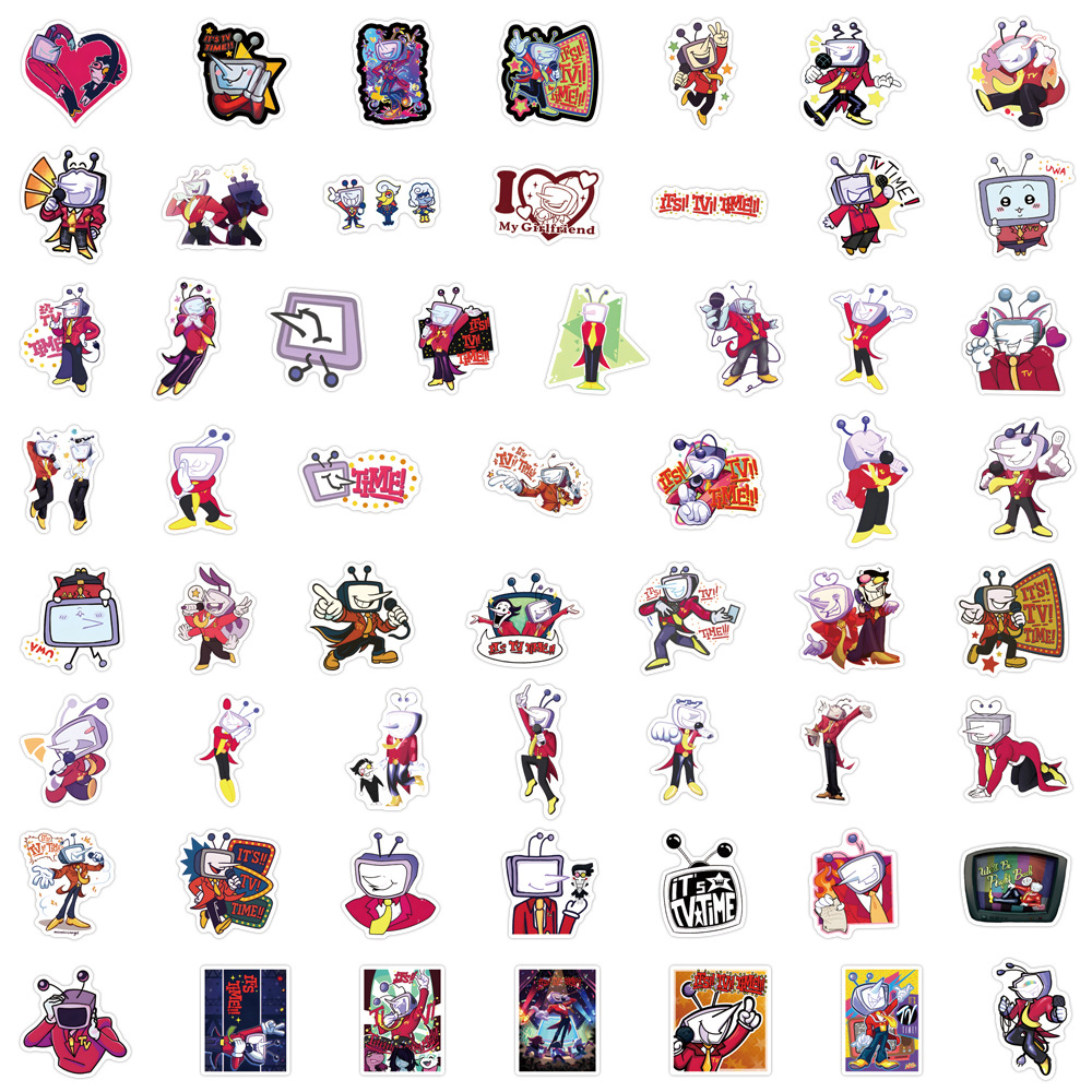 55PCS DELTARUNE Tenna Stickers - огляд і ціна Kids Toys Cartoon Images