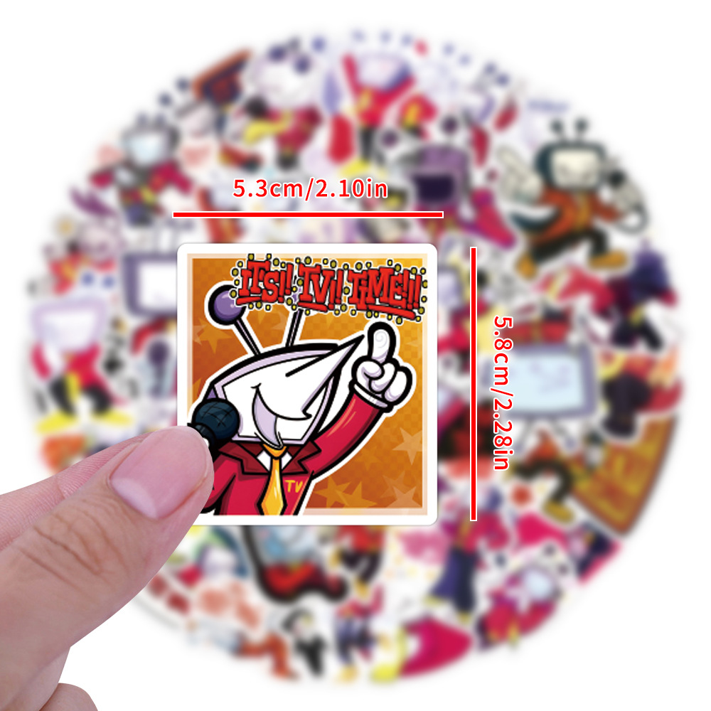 55PCS DELTARUNE Tenna Stickers - огляд і ціна Kids Toys Cartoon Images